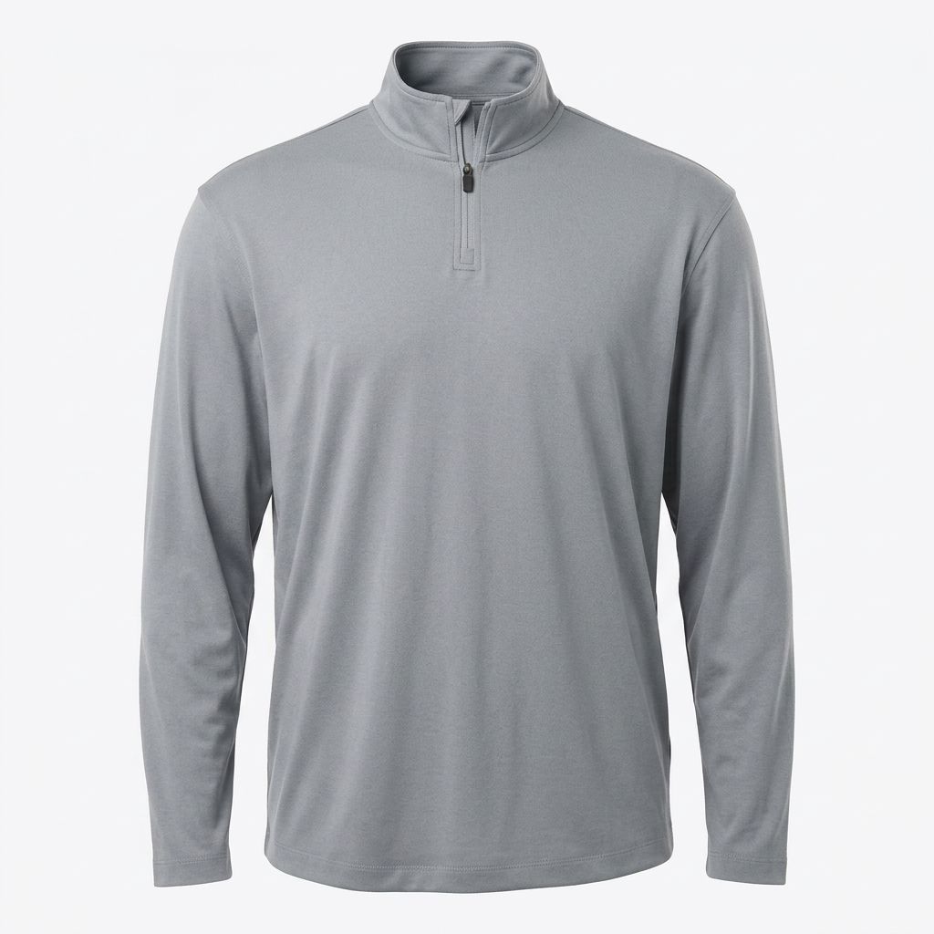 Men's Performance Quarter-Zip Pullover with Custom Embroidery