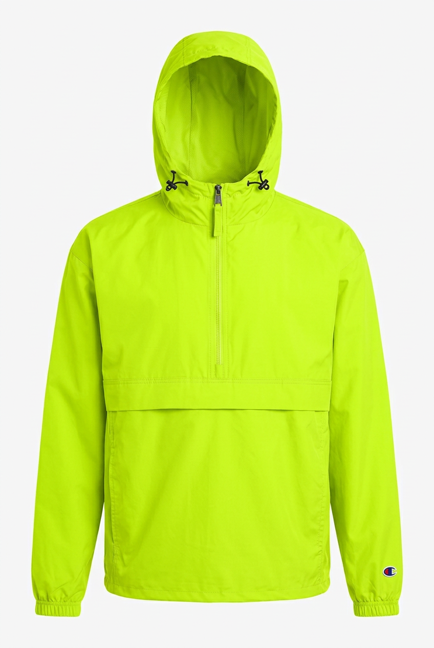 Champion Windbreaker with Embroidered Pocket Logo