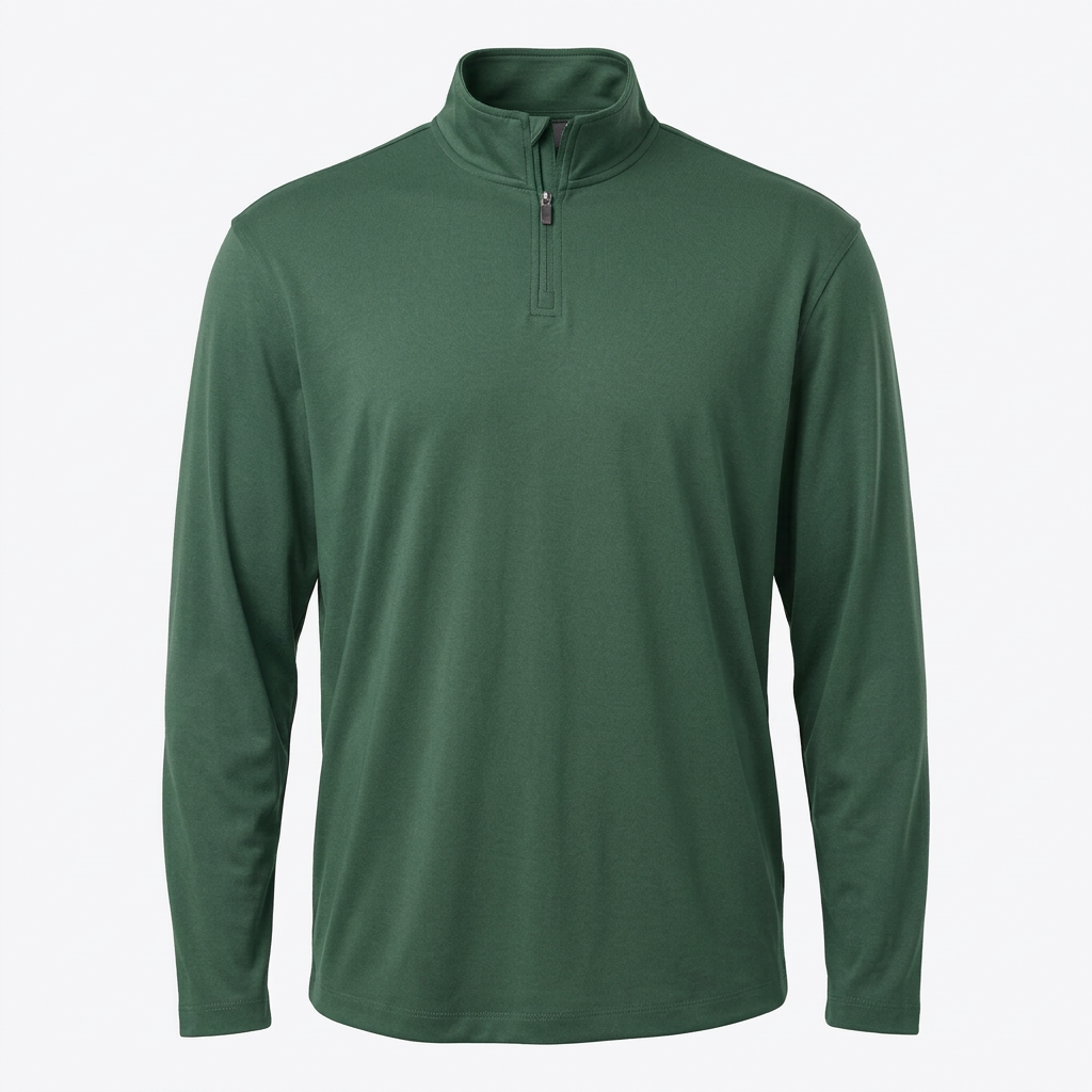 Men's Performance Quarter-Zip Pullover with Custom Embroidery
