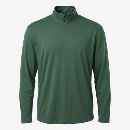 Men's Performance Quarter-Zip Pullover with Custom Embroidery