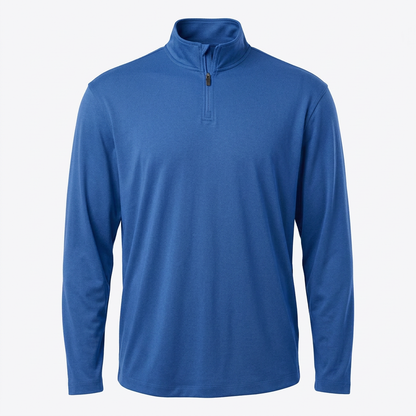 Men's Performance Quarter-Zip Pullover with Custom Embroidery