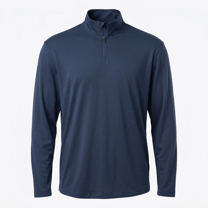 Men's Performance Quarter-Zip Pullover with Custom Embroidery