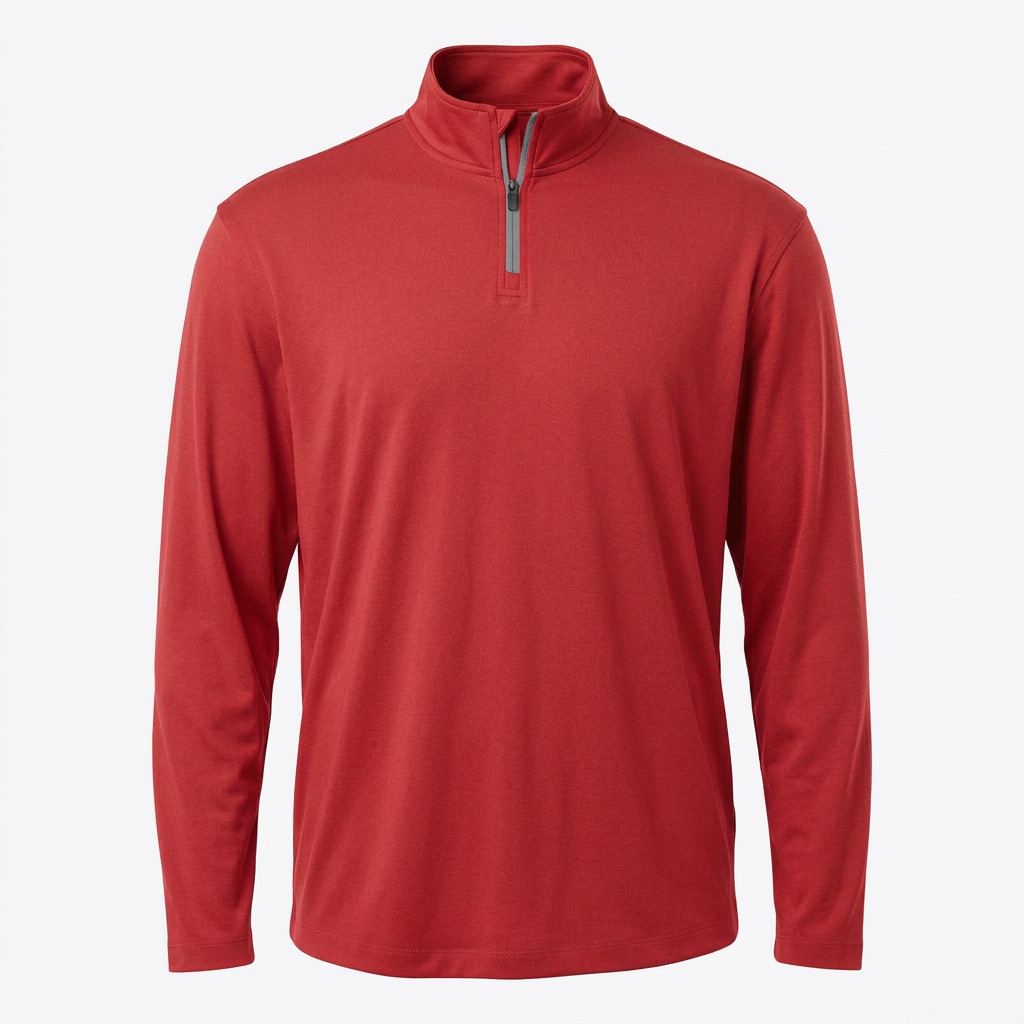 Men's Performance Quarter-Zip Pullover with Custom Embroidery