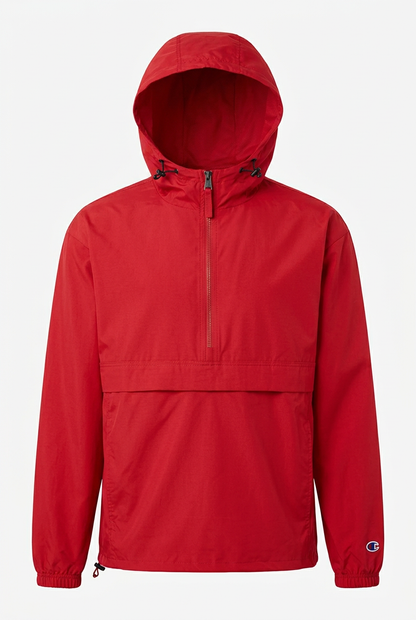 Champion Windbreaker with Embroidered Pocket Logo